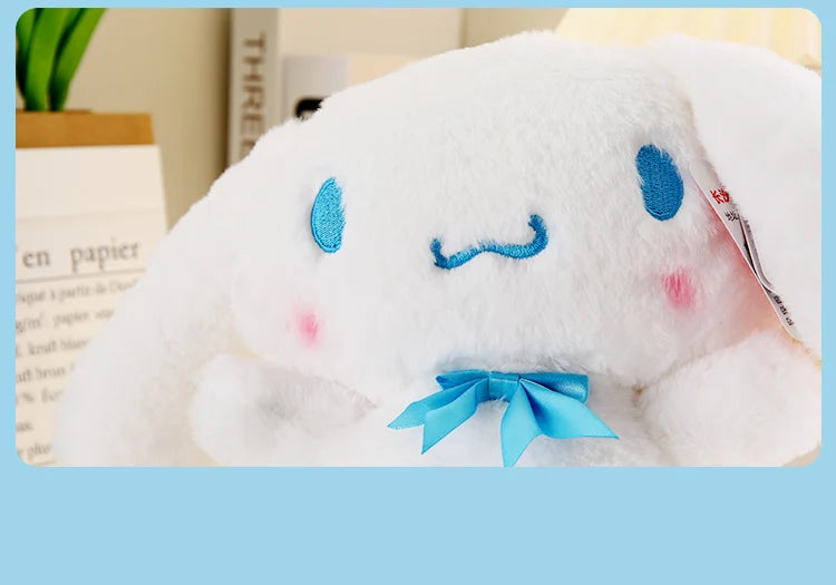 Sanrio Anime Classic Series Cinnamoroll Hello Kitty Cute Plush Stuffed Toys Soft Pillow Plushies Doll Birthday Gift For Girls