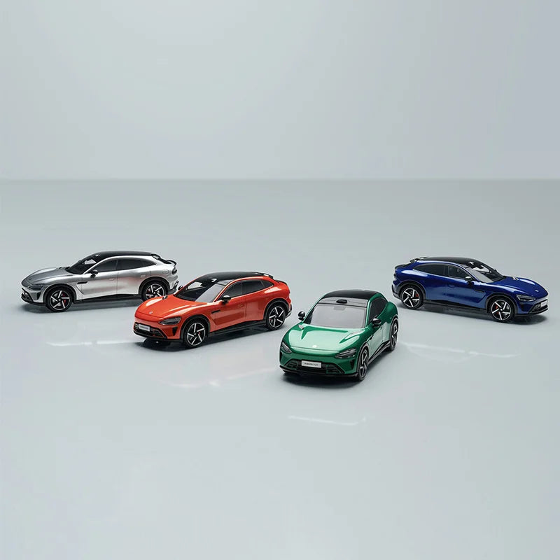 New Xiaomi Yu7 Official Alloy Die-Casting Car Model 1:43 Scale Simulation Collectible Micro Vehicle Customized Toys For Children