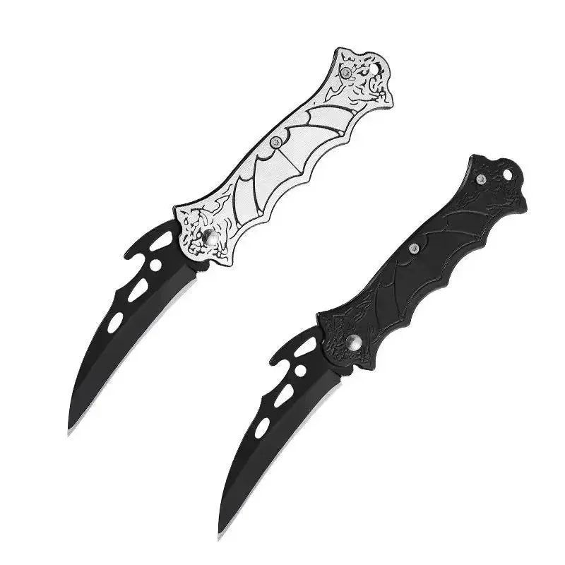 Folding Knife Keychain Portable Camping Self Defense Tactical Survival Knife Open Express Fruit Knife Sharp Outdoor Pocket Knife