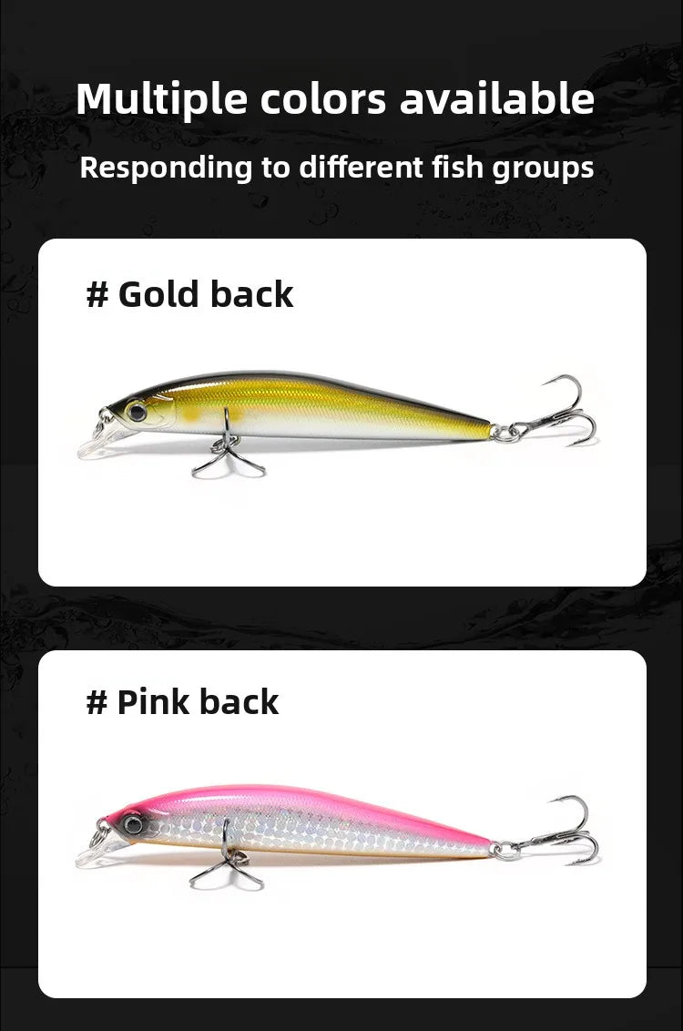 Fly, hover, Mino, long throw, road, fake bait, fresh water, whole fish, loud pearl, night fishing