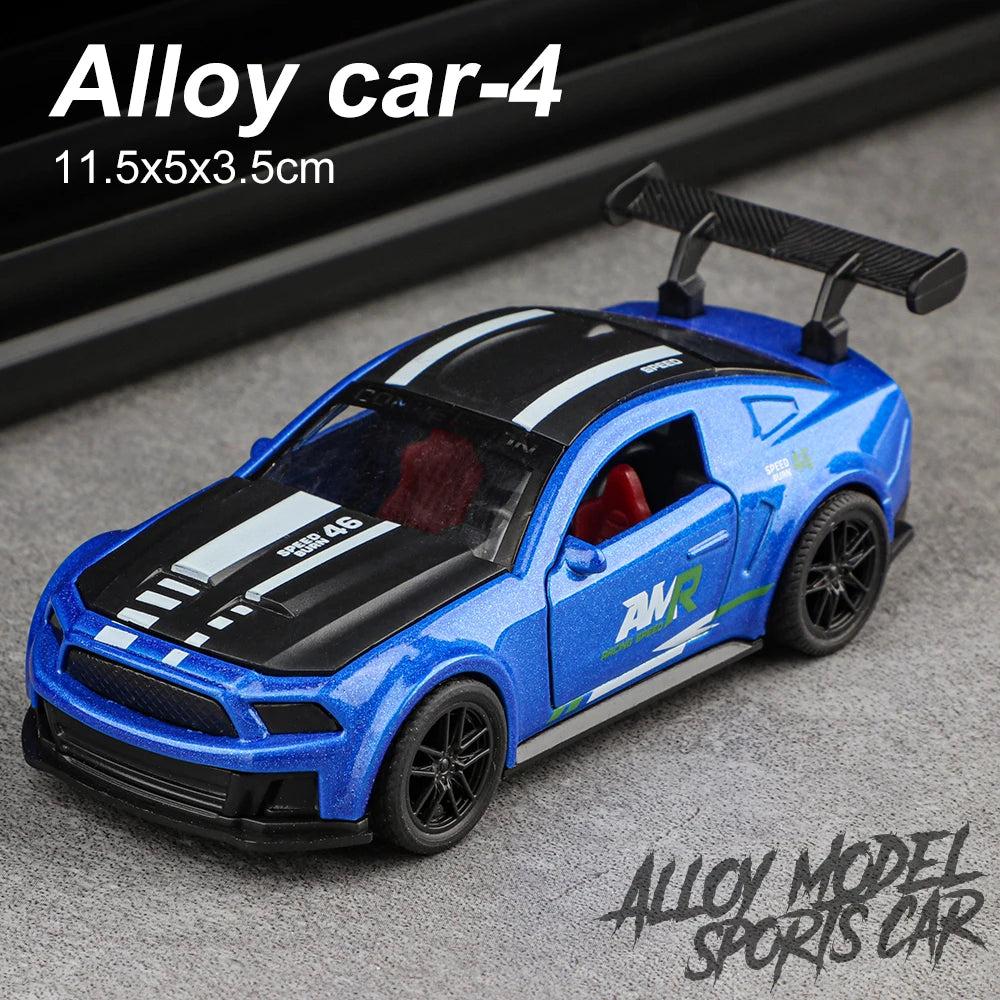 1:43 Diecast Alloy Car Model Children's Toy Car Open the door Decoration Cool Racing Car Boy toys Gift for Kids