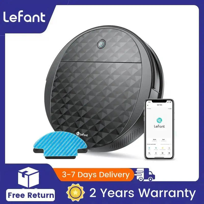 LEFANT M213S Robot Vacuum Cleaner and Mopper, 3200 Pa Suction, 150 Minutes, Automatic Charging Robot , App/Alexa Control