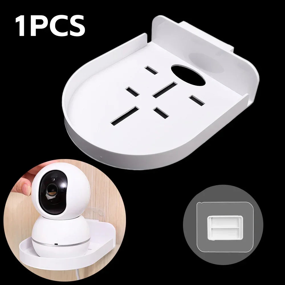 Universal No Punching Camera Shelf Wall Mount Webcam Monitor Stand Bracket Adjustable Security Camera Support Holder Rack