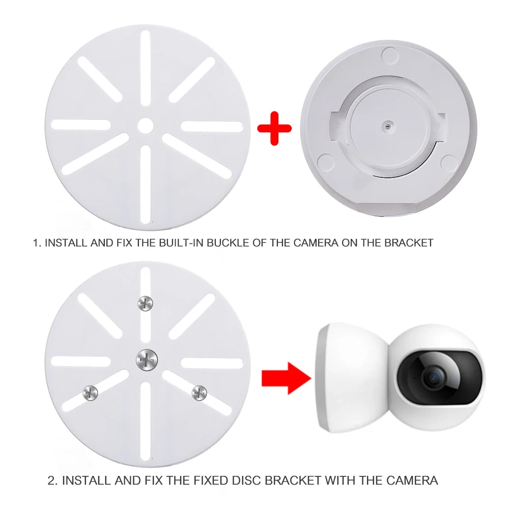 Universal No Punching Camera Shelf Wall Mount Webcam Monitor Stand Bracket Adjustable Security Camera Support Holder Rack