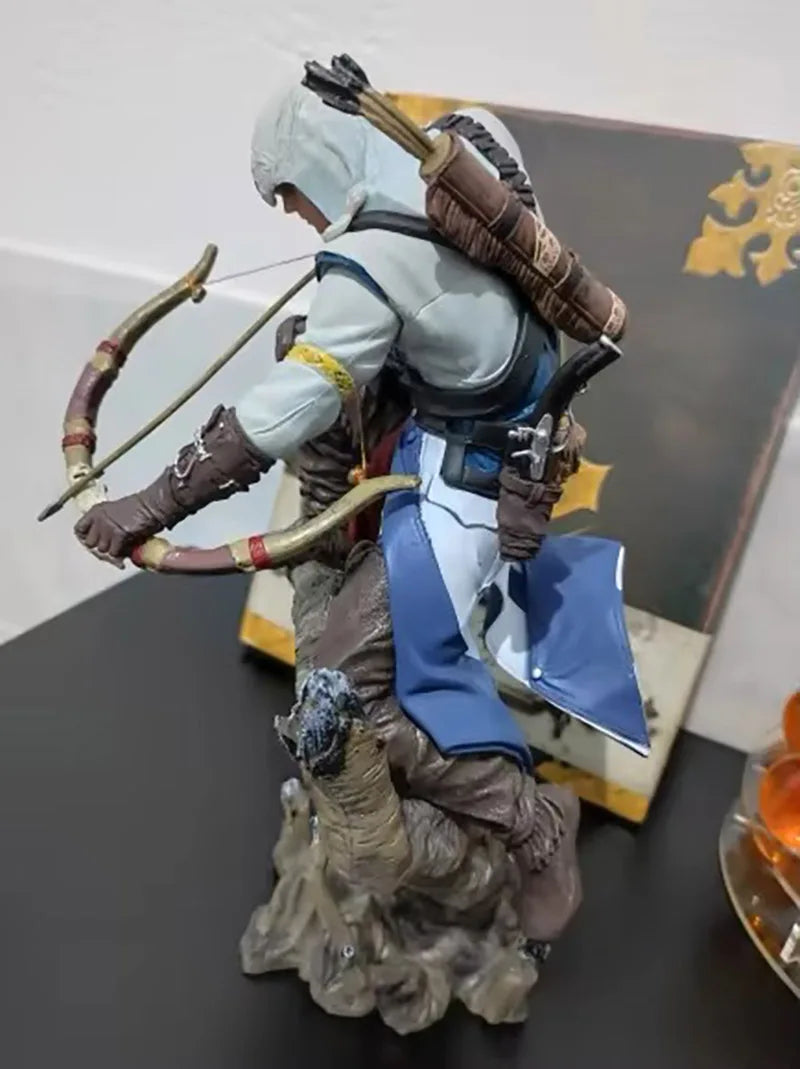 Game Assassins Creed Origins Action Figure Kenway Connor Edward James Figuras Toy Anime Peripheral Model Ornament GK Statue Gift