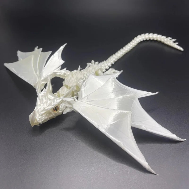 3D Printing Flying Dragon Fire-breathing Dragon Joint Movable Model Creative Dragon Collection Decoration Home Desktop Ornaments