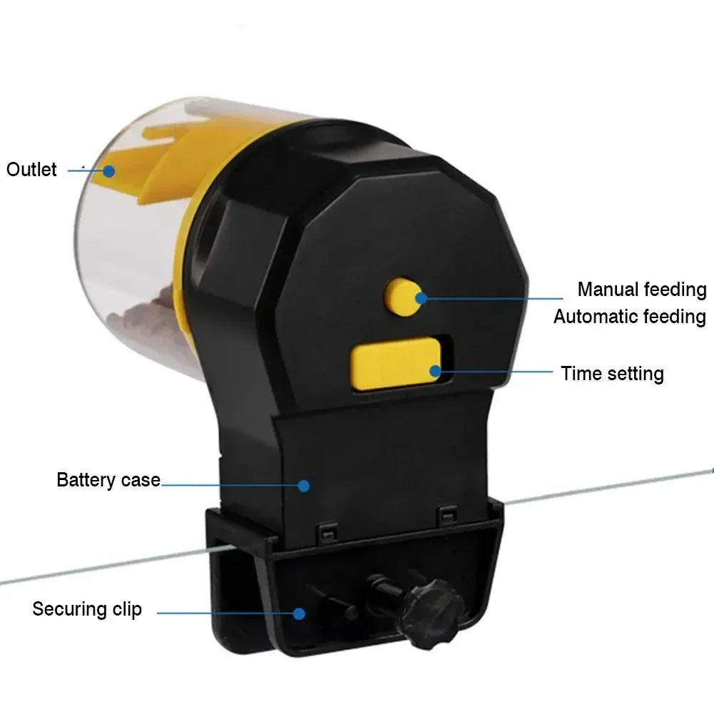 Fish Tank Automatic Feeder Intelligent Timing Automatic Feeder Aquarium Automatic Feeder Large Capacity Fish Feeder  fish feeder