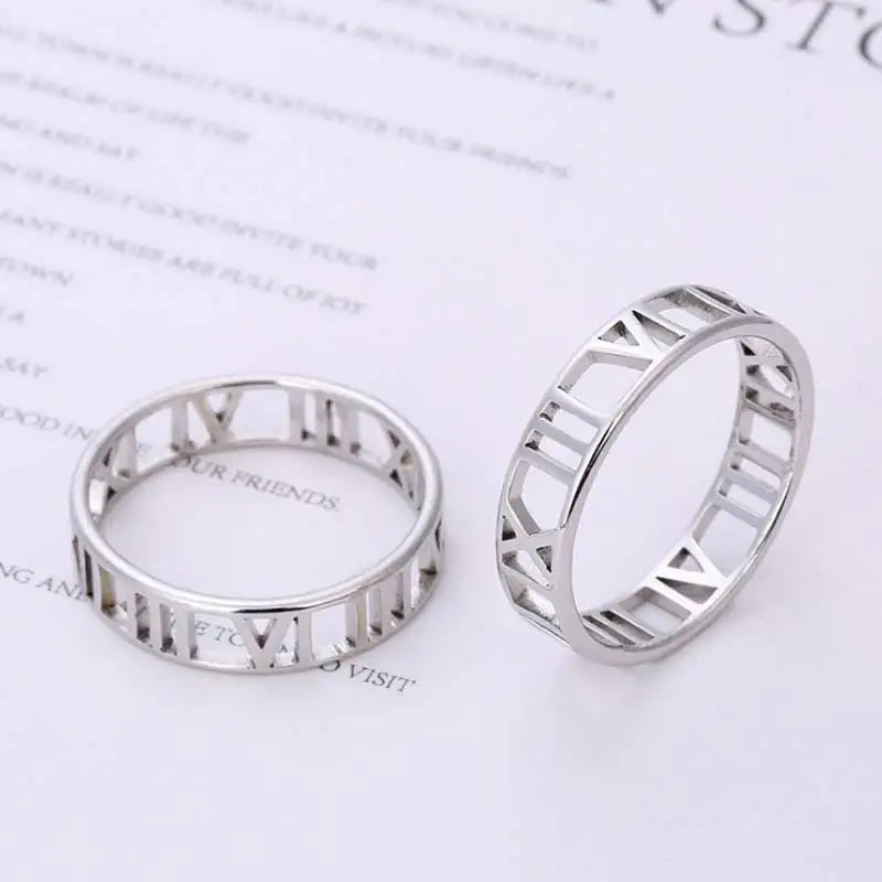 Roman Numerals Openwork design Team Ring Kpop HOSHI WONWOO JEONGHAN MINGYU S.COUPS JOSHUA DINO WOOZI VERNON JUN DK THE8 17 CARAT