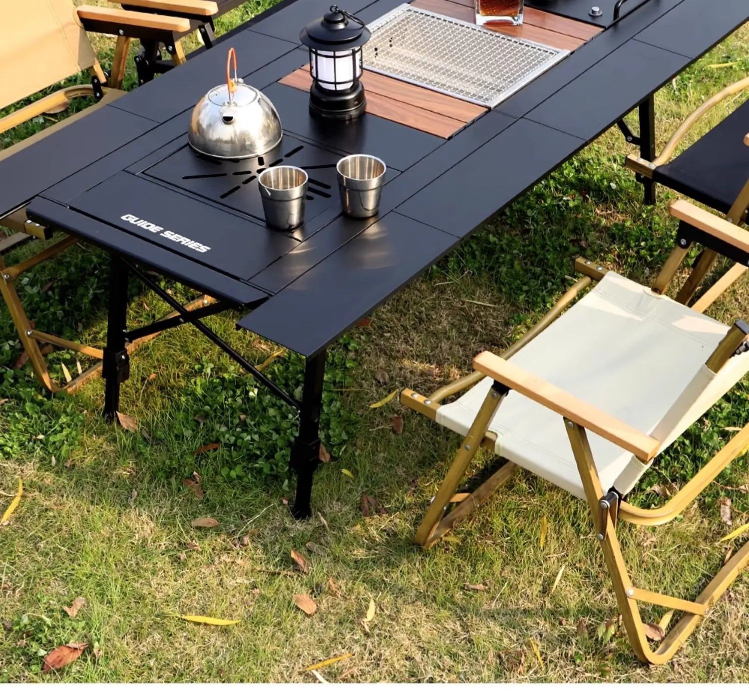Patio Modern Outdoor Table Dining Firepit Bistro Backyard Outdoor Table Camping Garden Muebles Terraza Outside Furniture