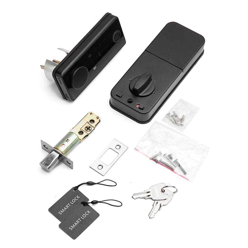 Tuya App Remote Control Smart Door Lock Deadbolt With Keys Fingerprint Lock electronics Digital Indoor House Electronic Lock