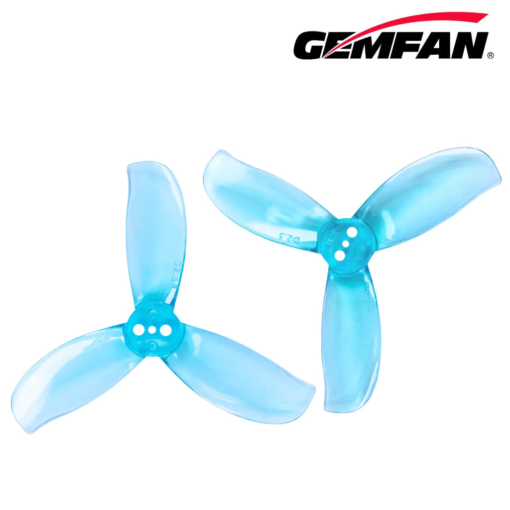 24pcs/12pairs Gemfan D2.5 3-blade 2.5inch PC FPV Propeller 1404 Motor 1.5mm Hole For FPV Drone SpeedyBee BEE25 DJI O4 Air Unit