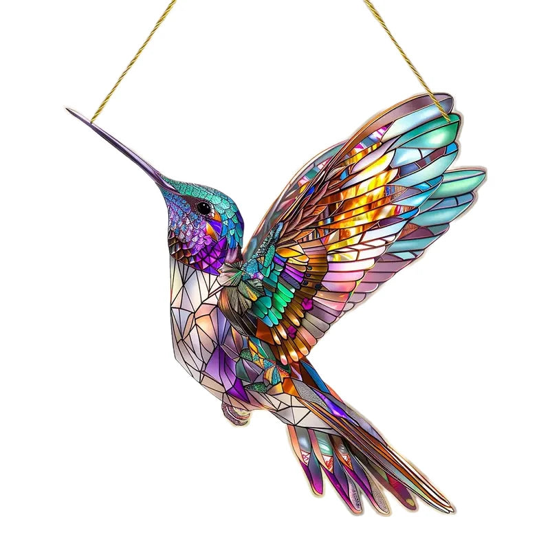 Yifare Spirit Birds, Sheremart Spirit Birds, Acrylic Bird Suncatcher, Bird Ornament For Christmas Tree, Hummingbird Suncatcher