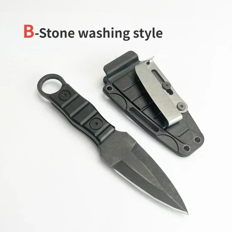 New Pocket knife Outdoor small straight knife,utility knife +K sheath, high hardness survival knife, camping EDC tool portable