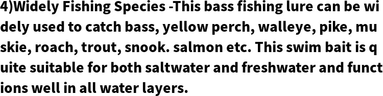 ANFS Fishing Lures for Bass Trout Multi Jointed Swimbaits Slow Sinking Bionic Swimming Lures Bass Freshwater Saltwater Bass