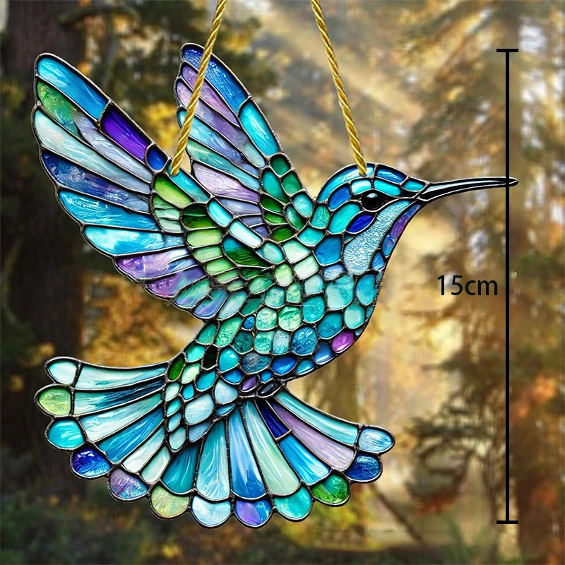 Yifare Spirit Birds, Sheremart Spirit Birds, Acrylic Bird Suncatcher, Bird Ornament For Christmas Tree, Hummingbird Suncatcher