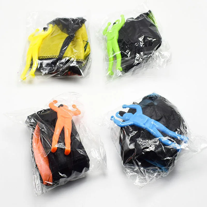 5pcs/lot Parachute Toy  No Tangle Throw Parachute Men Outdoor Sport Toy Children Paratrooper Toy Hand Throw Parachute Army Man