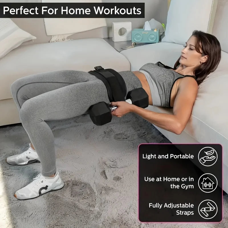 Yoga Exercise Dumbbells Waist Weight Belt Hip Bridge Assist Fitness Training with Thrust Weight Beltgym Exercise Equipment