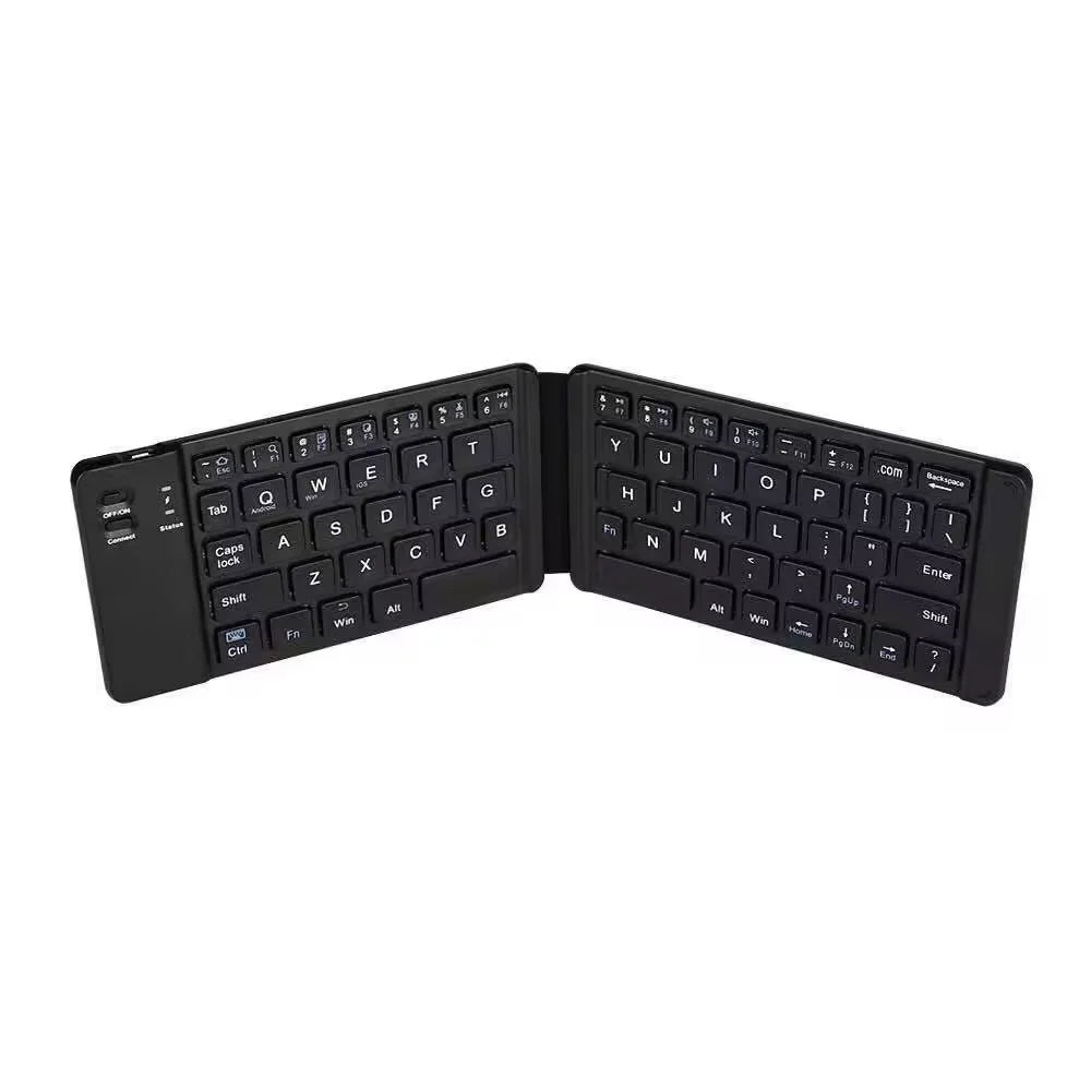 Foldable Wireless Bluetooth Keyboard Rechargeable Folding Keyboard For IPAD Mobile Tablet Notebook Office Mini Wireless keyboard
