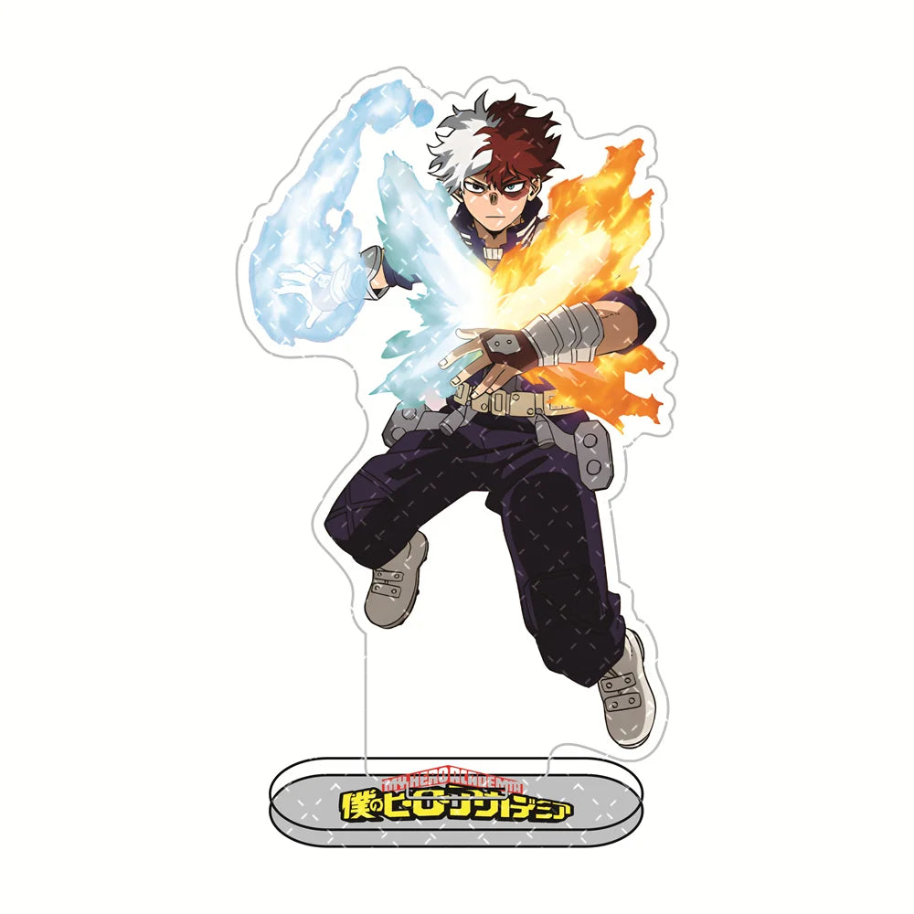 My Hero Academia 15cm Acrylic Stand Izuku Midoriya, Katsuki Bakugo, Shoto Todoroki Characters Anime Collectible Merchandise Deco