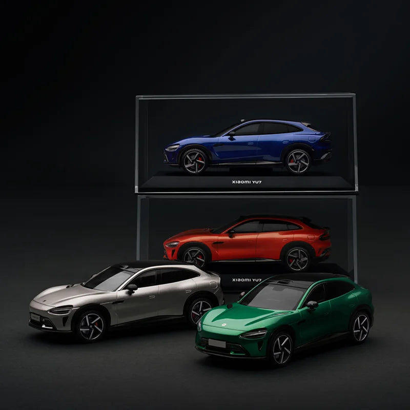 New Xiaomi Yu7 Official Alloy Die-Casting Car Model 1:43 Scale Simulation Collectible Micro Vehicle Customized Toys For Children