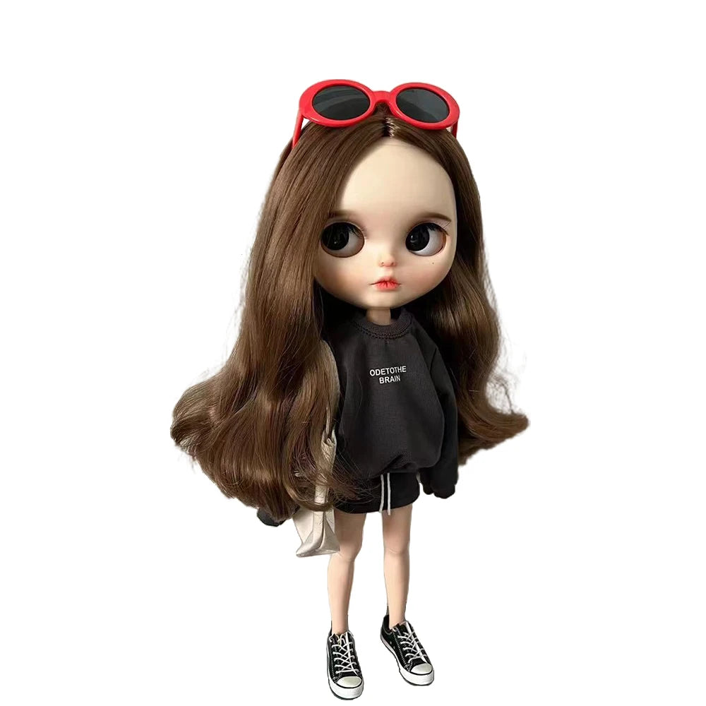 Clothes for doll Fashionable sportswear, shirts, sweatshirts fits Blyth Azone OB22 OB24 Doll Accessories