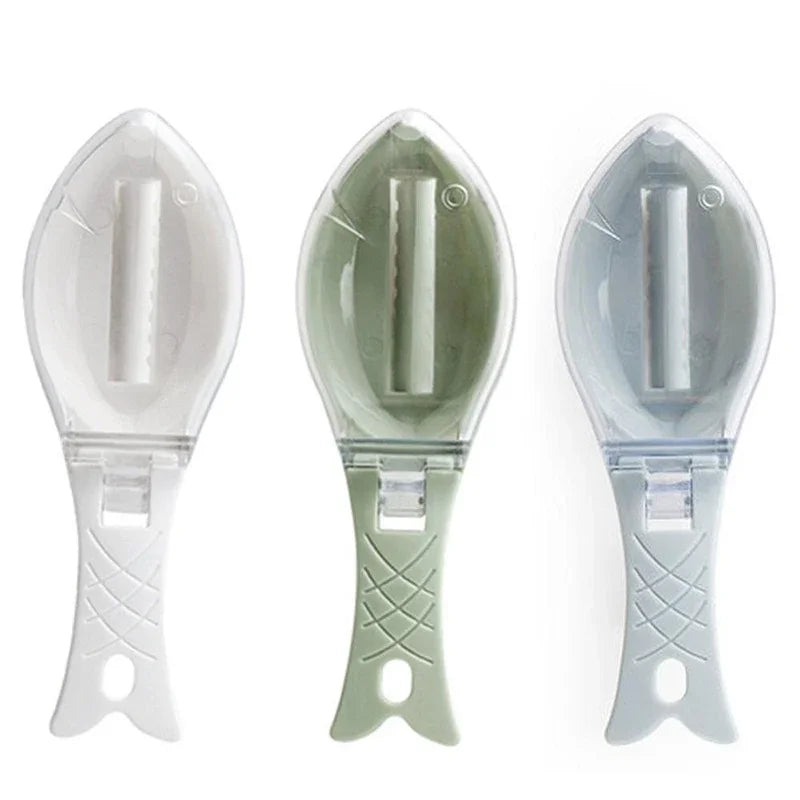 Fish Scale Scraper Fish Skin Brush Seafood Tools Fast Remove Fish Scraper Cleaning Knife Kitchen Accessories