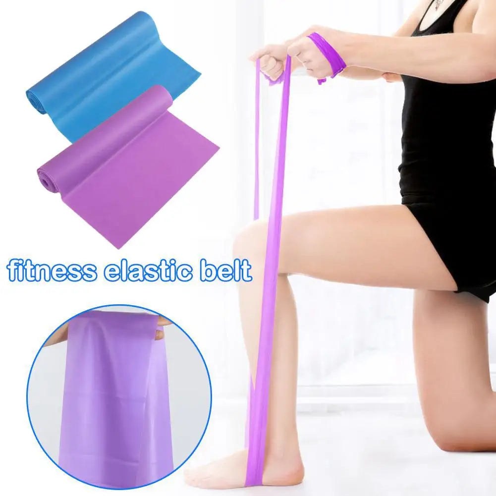Yoga Sport Resistance Bands Pilates Training Fitness Exercise Gym Elastic Band Physical Therapy Stretching Strength Training