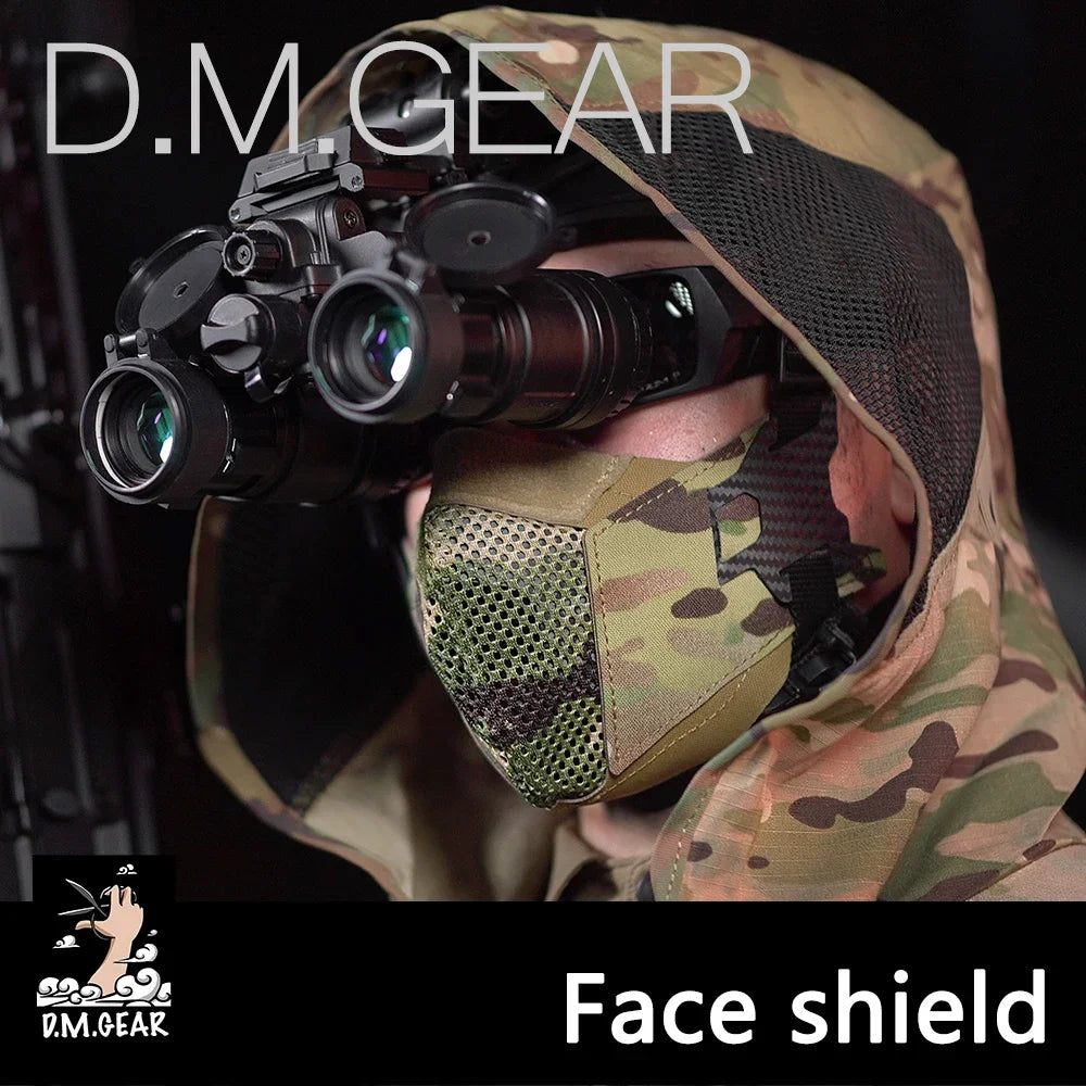 DMGear Tactical Face Mask Anti-Fog Hunting Protection Gear Huting Equipment Accessory Airsoft Breathable Comfortable Outdoors