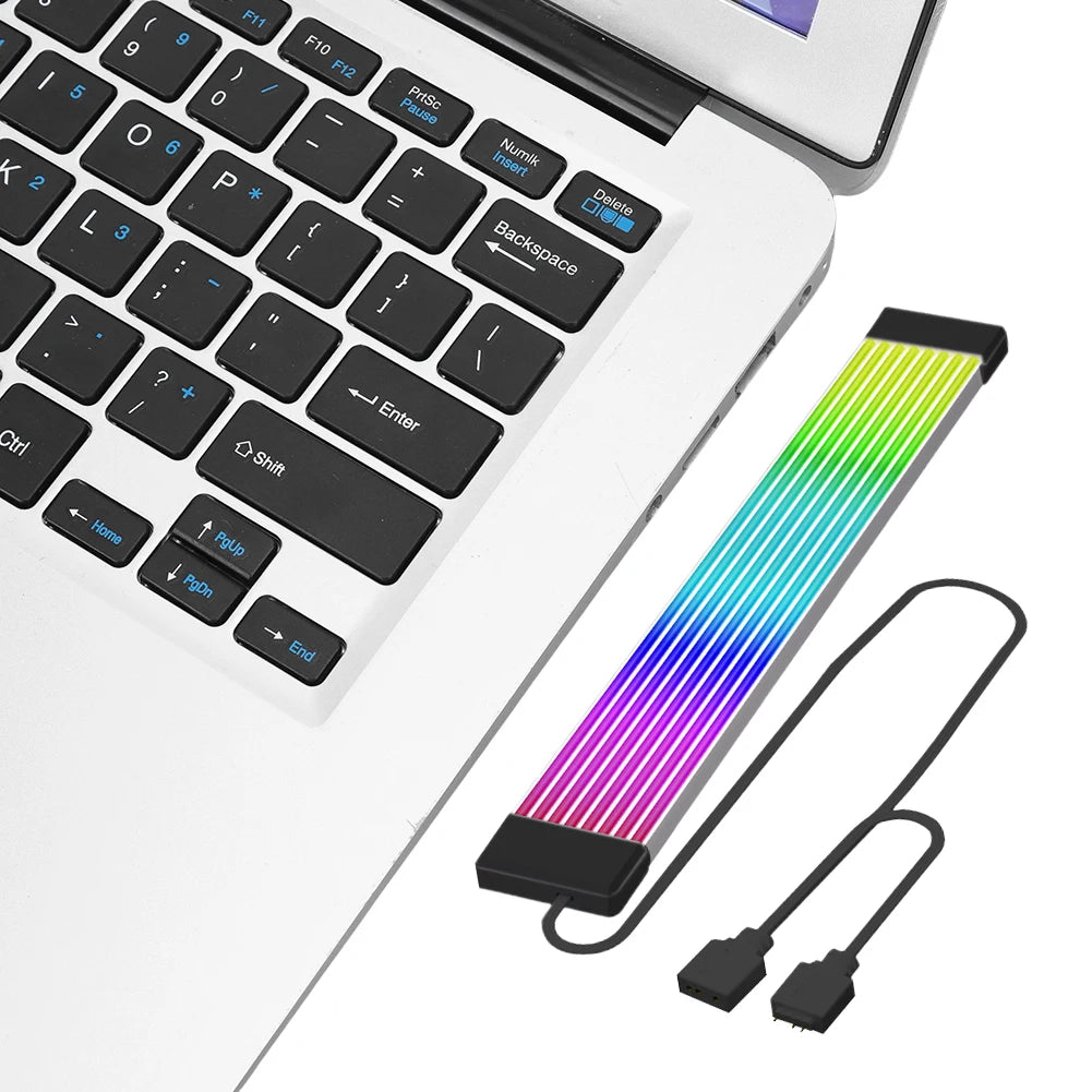 5V 3Pin RGB LED Light Strip Bar 8/24PIN Motherboard Power Extension Cable ARGB Sync PC Cables for Computer Power Supply