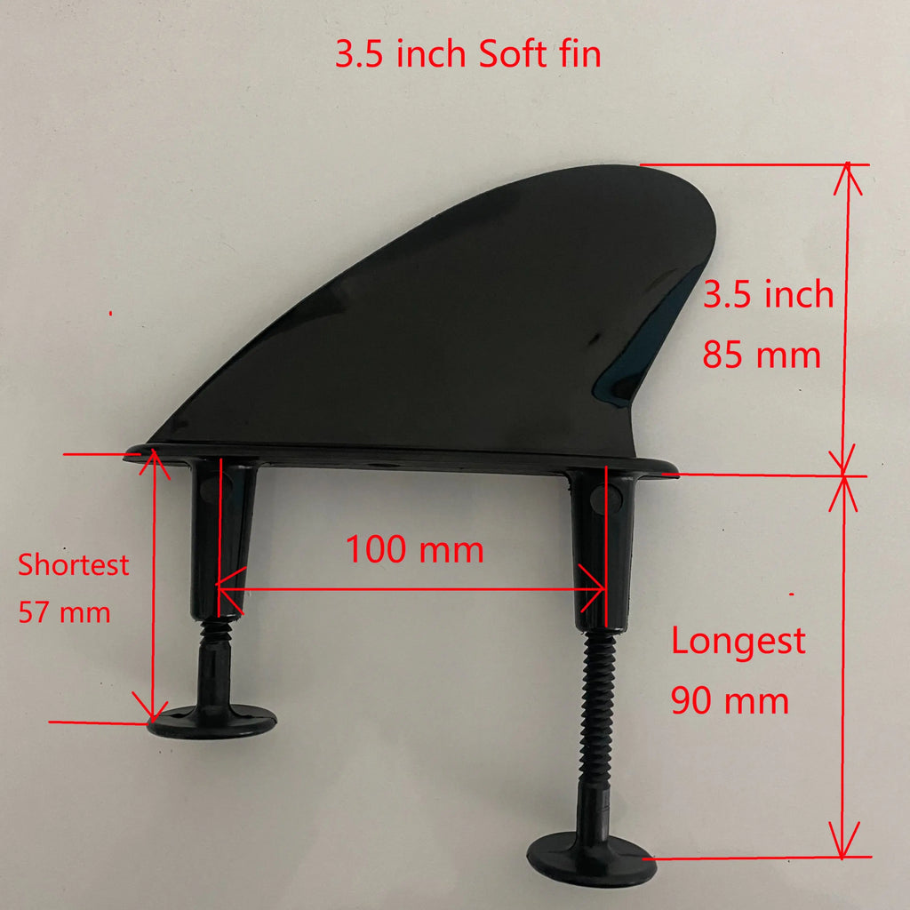 Soft Fins for Surfing Soft Tail Fin for Soft Surfboard Longboard Fin One Big Fins and Two Side fins Surf Accessories