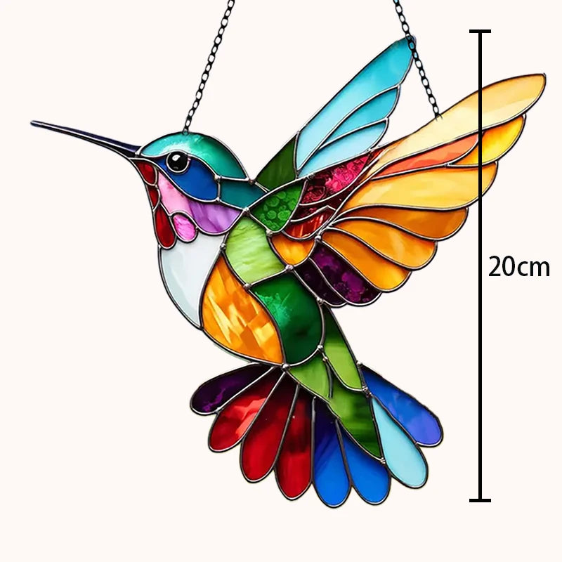 Yifare Spirit Birds, Sheremart Spirit Birds, Acrylic Bird Suncatcher, Bird Ornament For Christmas Tree, Hummingbird Suncatcher