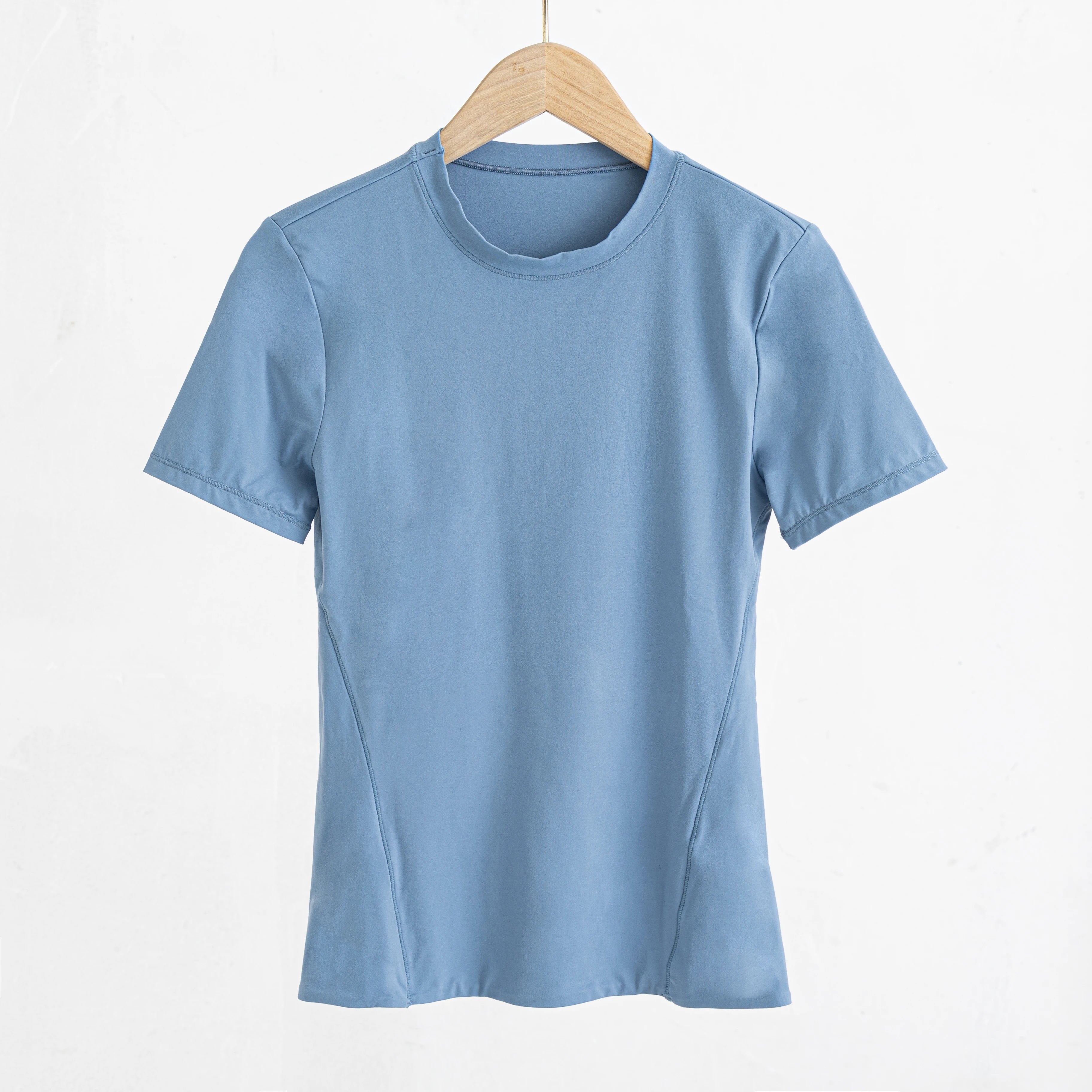 Woman 2025 Top Yoga Clothes Workout Pilates Shirts Fitness Sportswear Gym Running Sports Tight T-shirt Short Sleeve Fitness Tops