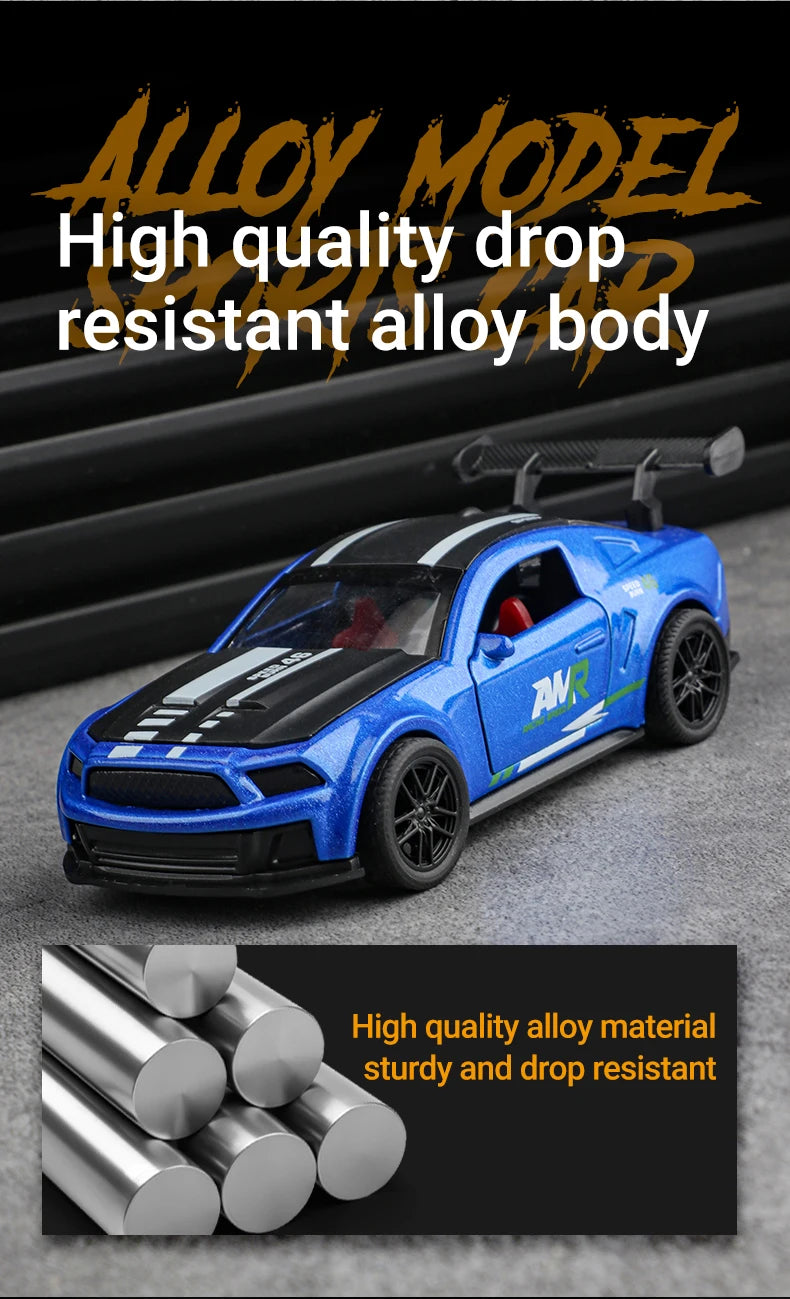 1:43 Diecast Alloy Car Model Children's Toy Car Open the door Decoration Cool Racing Car Boy toys Gift for Kids