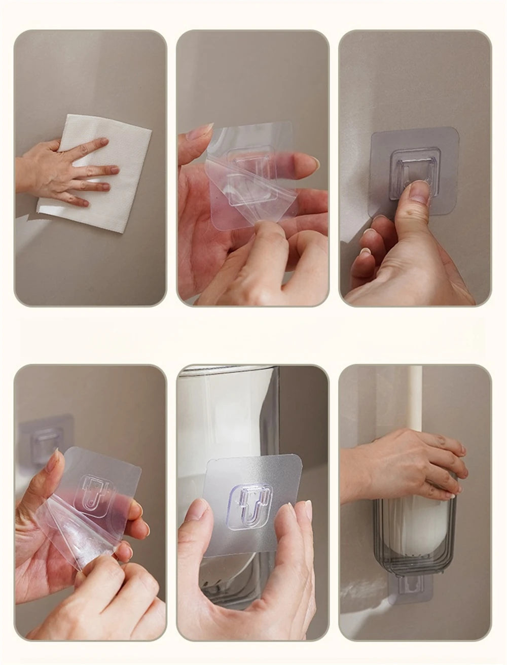 Creative Bathroom Toilet Brush with Base Cleaning Household Soft Brushes Cleaning Accessories Quick Dry Leak-Proof Holder Tools