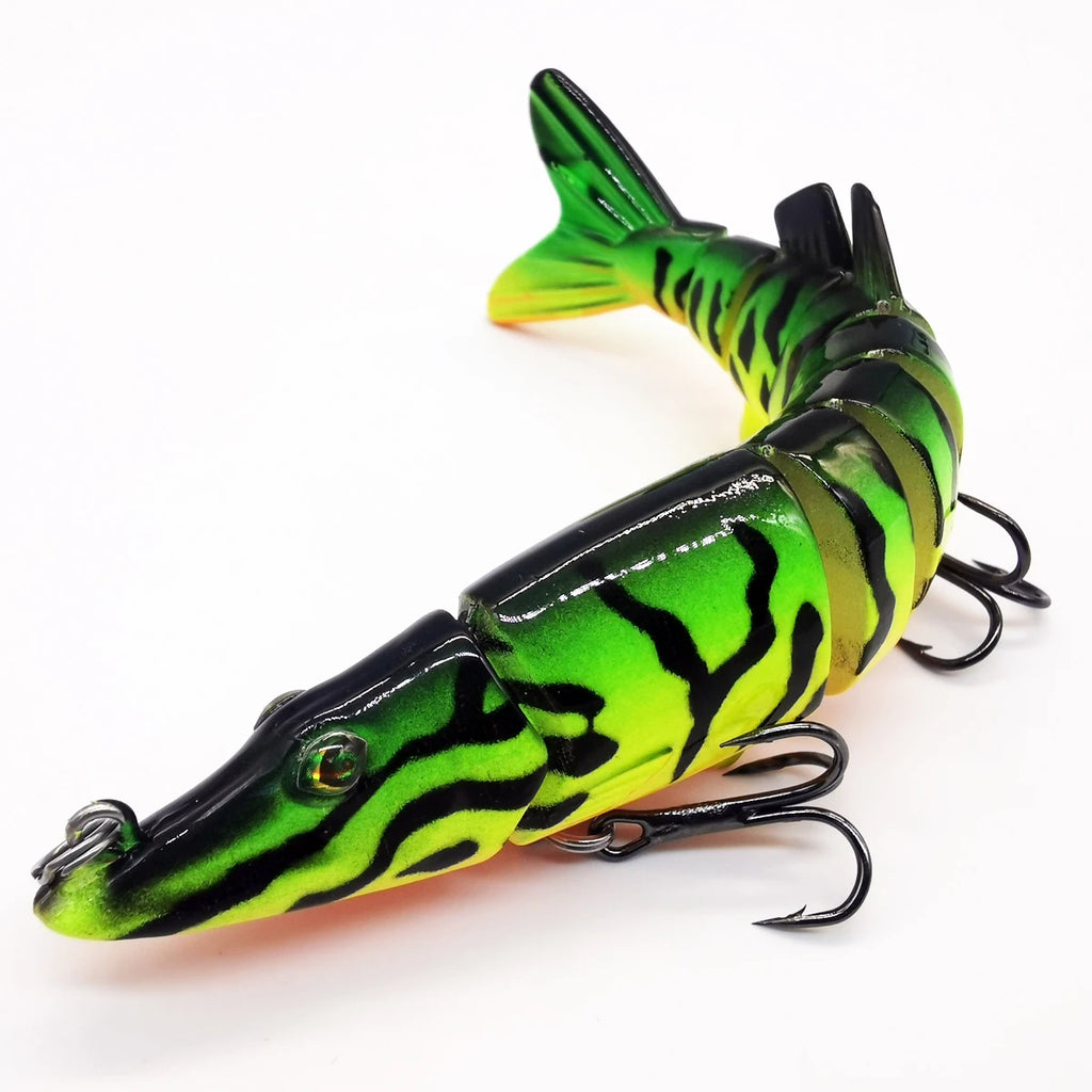 ANFS Fishing Lures for Bass Trout Multi Jointed Swimbaits Slow Sinking Bionic Swimming Lures Bass Freshwater Saltwater Bass