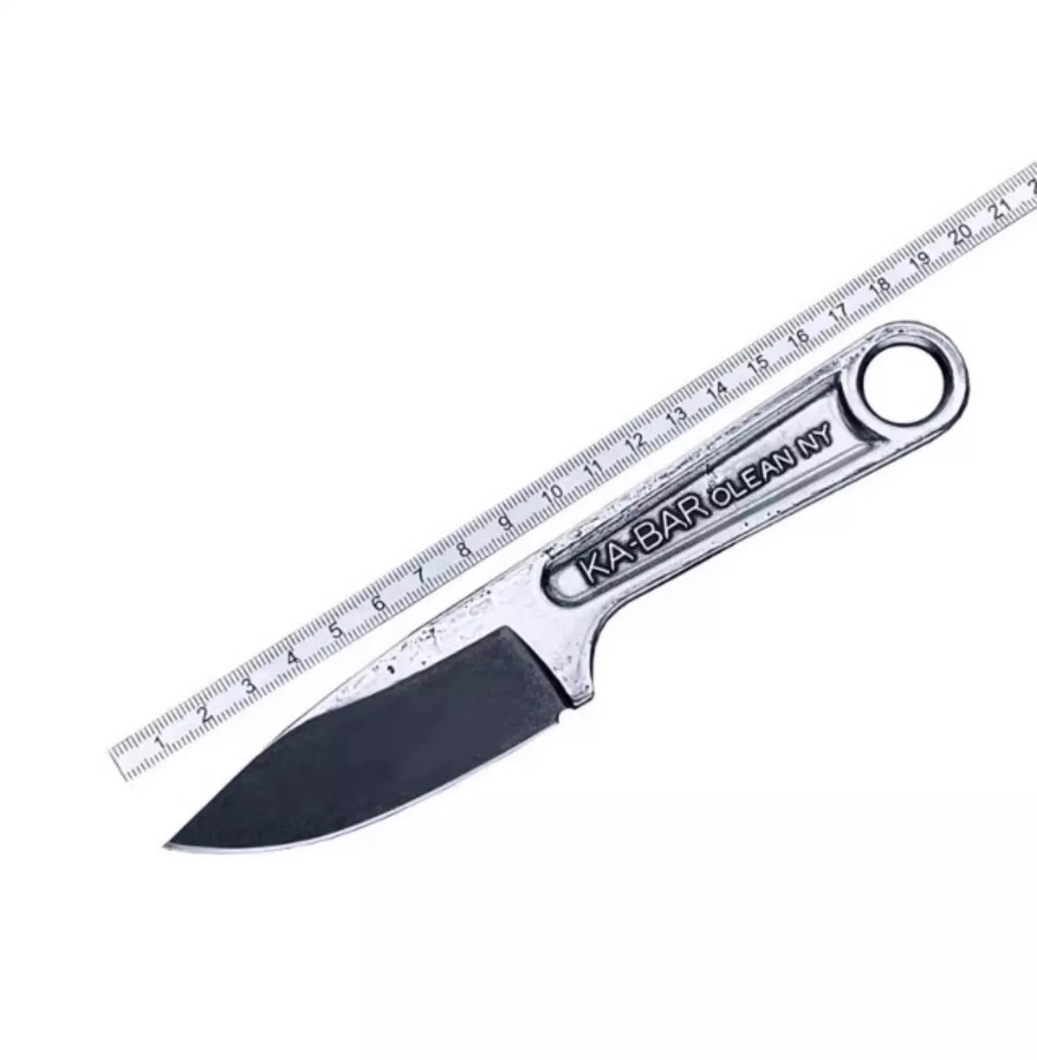 2025 new straight high hardness outdoor knife survival knife integrated keel with K sheath survival camping pocket knife EDC