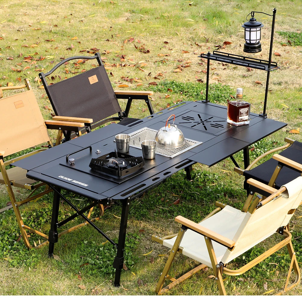 Patio Modern Outdoor Table Dining Firepit Bistro Backyard Outdoor Table Camping Garden Muebles Terraza Outside Furniture