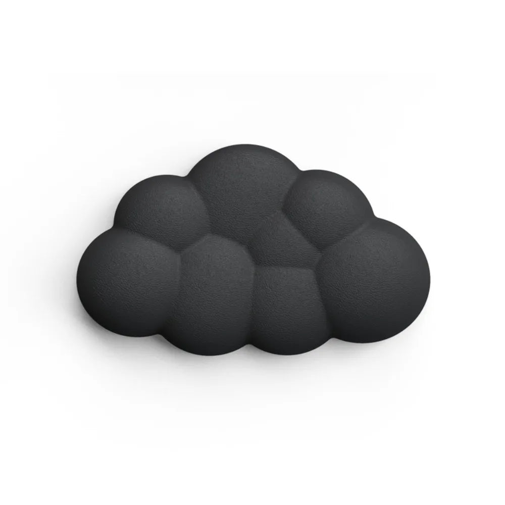 Ergonomic Cloud Mouse & Keyboard Wrist Rest - Non-Slip Memory Foam for Gaming/Office, Soft PU & Easy Clean