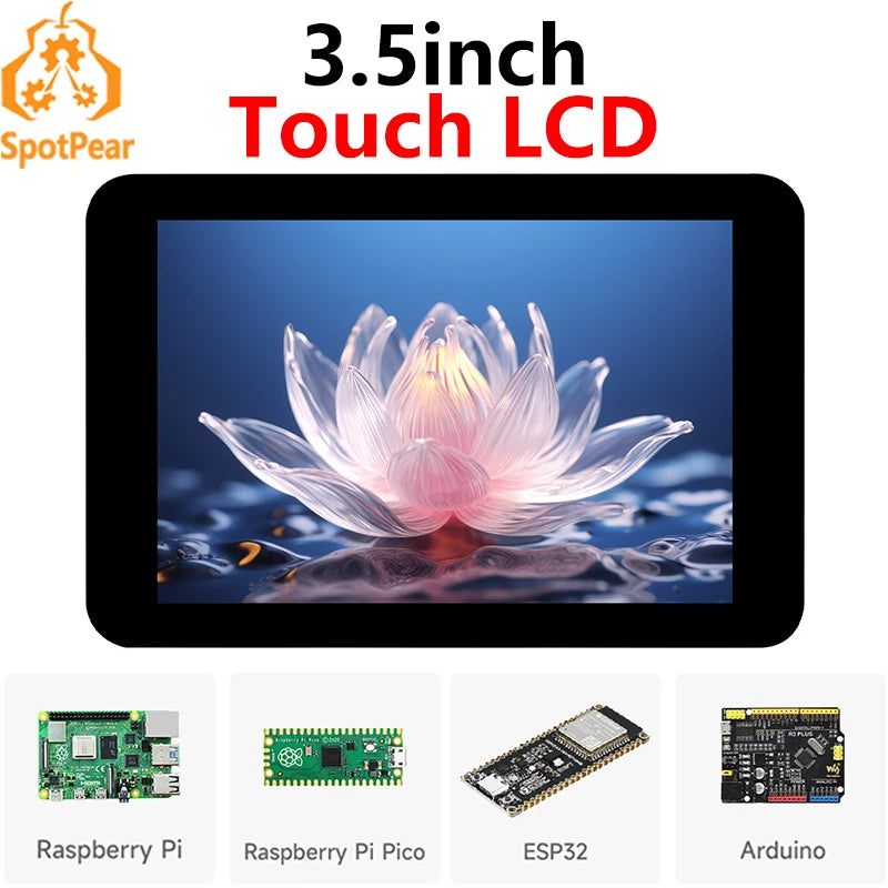 ESP32 3.5 inch Capacitive TouchScreen LCD Display ST7796 FT6336 320x480 For Arduino / Raspberry Pi / Pico