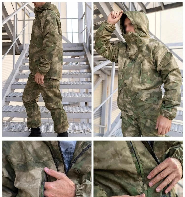 SMTP E7 Hunting Tactical Set GORKA-5 Combat Suit Set for Russian Army Special Forces Men's Retro Winter Jacket Battle Suit