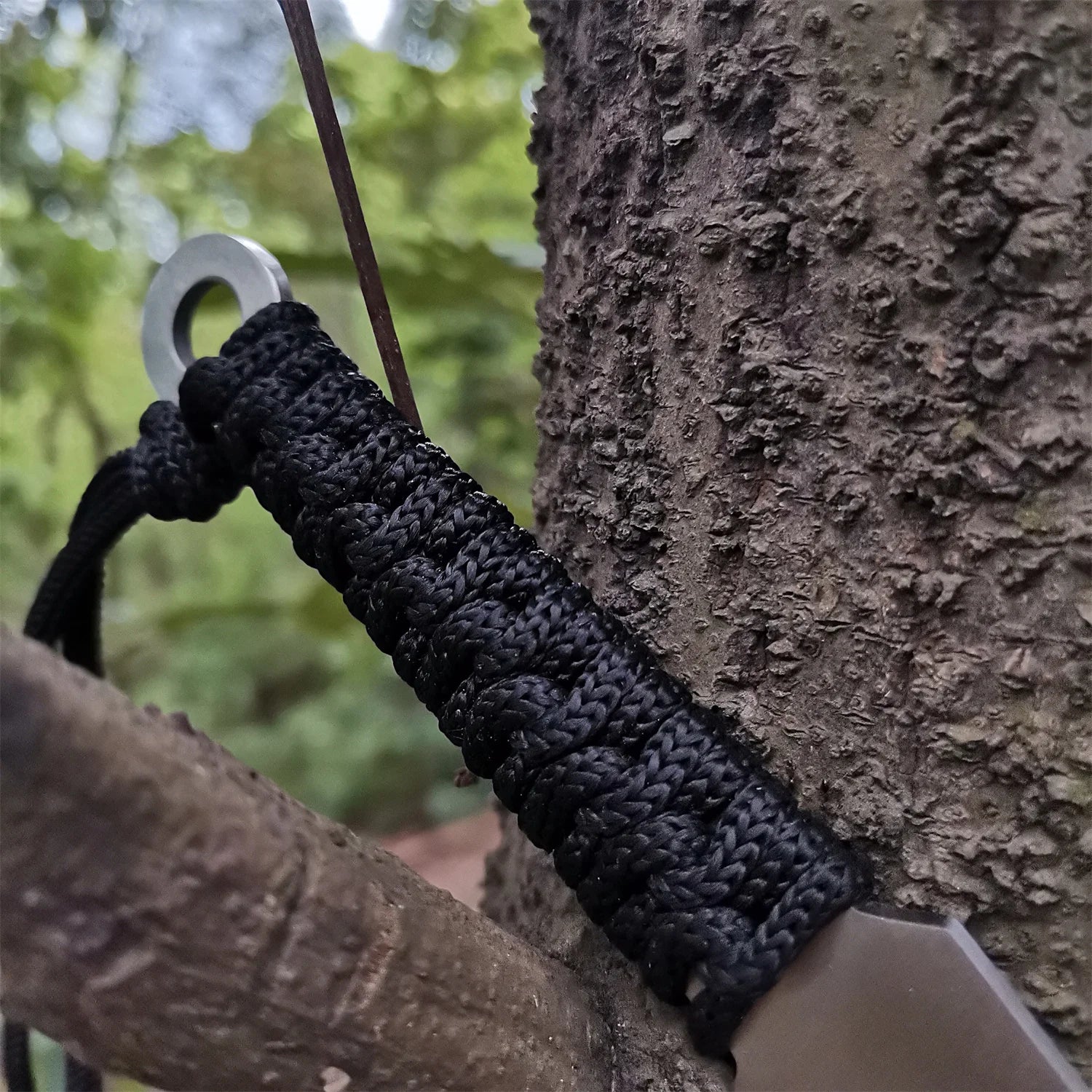 High carbon S.S. Fixed Blade Knife with Sheath and Cord Knife for Hunting Camping and Field Survival Tactical Combat Outdoor