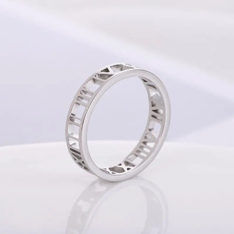 Roman Numerals Openwork design Team Ring Kpop HOSHI WONWOO JEONGHAN MINGYU S.COUPS JOSHUA DINO WOOZI VERNON JUN DK THE8 17 CARAT