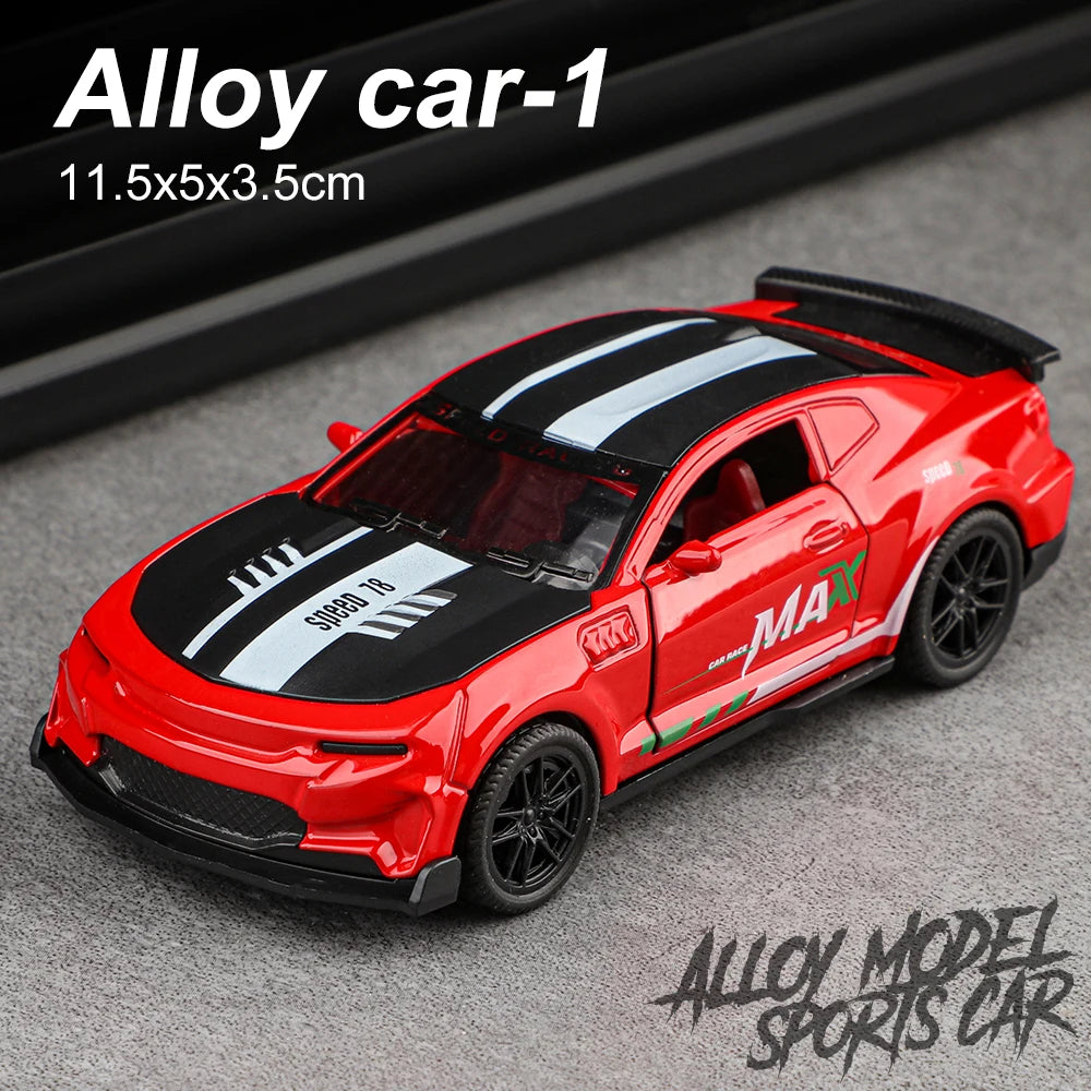 1:43 Diecast Alloy Car Model Children's Toy Car Open the door Decoration Cool Racing Car Boy toys Gift for Kids