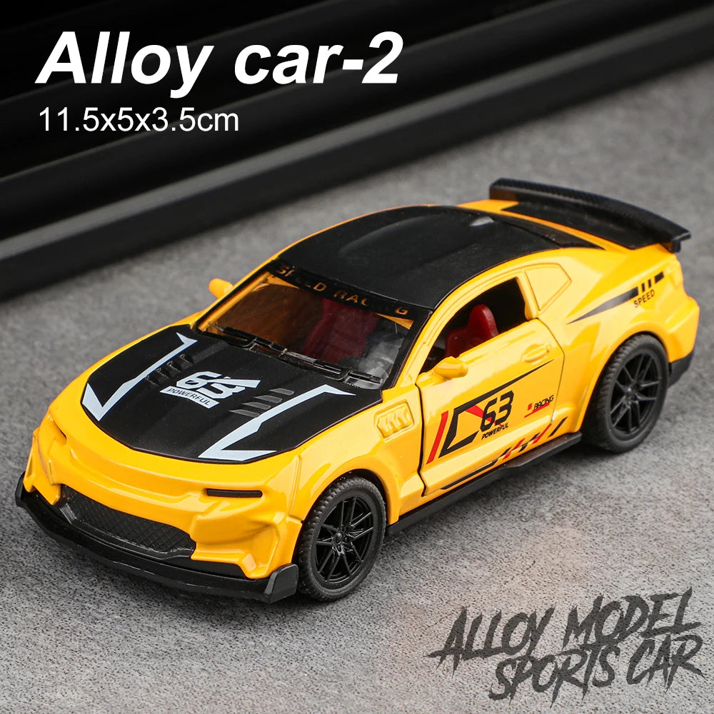 1:43 Diecast Alloy Car Model Children's Toy Car Open the door Decoration Cool Racing Car Boy toys Gift for Kids