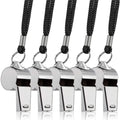 High Quality Black Whistle Referee Game Halter Whistle Outdoor Travel Hiking Whistle Suitable for Basketball Volleyball Games