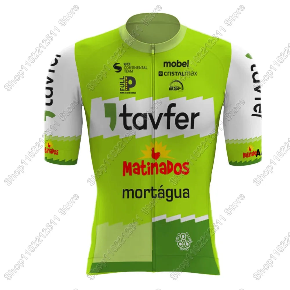 Tavfer-Ovos Matinados-Mortágua 2025 Cycling Jersey Set Bicycle Clothing Bike Shirts Suit Bicycle Bib Shorts MTB Ropa Maillot