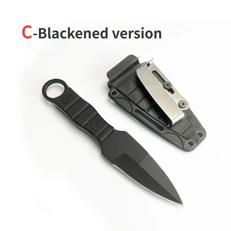 New Pocket knife Outdoor small straight knife,utility knife +K sheath, high hardness survival knife, camping EDC tool portable
